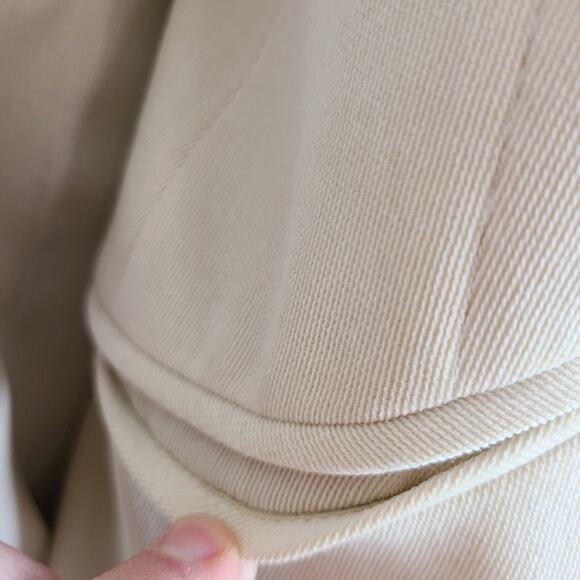 SUIT Vintage 80s 90s Jacques vert cream suit blazer and skirt set Size 10 - Picture 8 of 13